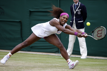 Tennis/Wimbledon: Serena Williams qualifi&eacute;e pour les quarts de finale