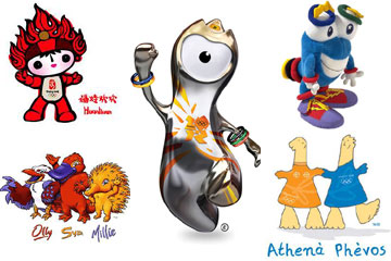 R&eacute;trospective des mascottes olympiques