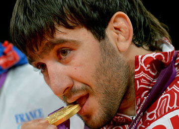 JO-2012: Le Russe Mansur Isaev remporte la m&eacute;daille d'or de judo de la cat&eacute;gorie des -73 kg messieurs