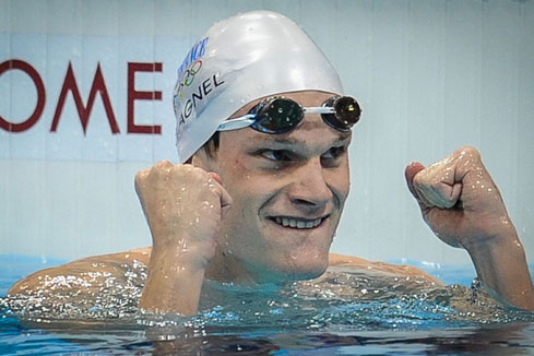 JO-2012-Natation-200 m nage libre messieurs: le Fran&ccedil;ais Yannick Agnel remporte la m&eacute;daille d'or