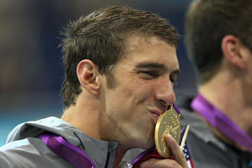 JO-2012: Michael Phelps, le plus m&eacute;daill&eacute; de l'histoire des JO