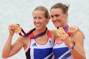 JO-2012 : La Grande-Bretagne remporte la m&eacute;daille d'or du deux de pointe dames de l'aviron