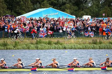 JO-2012 : Les Etats-Unis remportent la m&eacute;daille d'or du huit dames des &eacute;preuves d'aviron