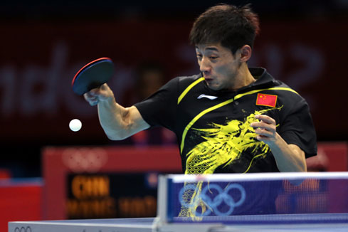 JO-2012-Tennis de table simples hommes: le Chinois Zhang Jike sacr&eacute;
