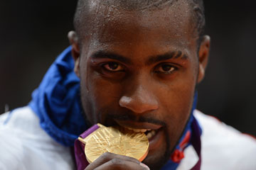 JO-2012: Le Fran&ccedil;ais Teddy Riner champion olympique de judo en +100 kg