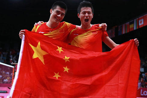 JO-2012/badminton : les Chinois Cai Yun/Fu Haifeng remportent le double messieurs