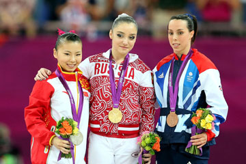 JO-2012/gymnastique : La Russe Aliya Mustafina championne aux Barres asymétriques