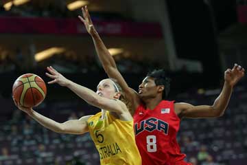 JO-2012/basket féminin : les États-Unis atteignent la finale en battant l'Australie