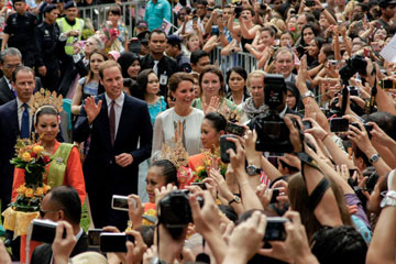 William et Kate en route pour l'est de la Malaisie et sa for&ecirc;t tropicale