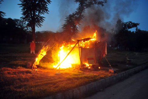 Pakistan: 9 personnes tu&eacute;es dans les manifestations anti-am&eacute;ricaines