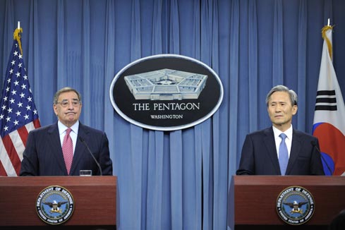 Washington et S&eacute;oul mettent l'accent sur une dissuasion nucl&eacute;aire commune