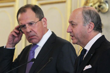 La France et la Russie n'ont pas surmont&eacute; leurs divergences sur le d&eacute;part d'Assad