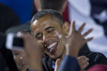 Etats-Unis : campagne pr&eacute;sidentielle (Barack Obama)