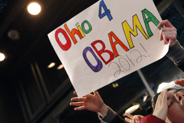 C&eacute;l&eacute;bration de la r&eacute;&eacute;lection de Barack Obama &agrave; New York