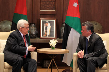 Le roi Abdallah II de Jordanie f&eacute;licite la Palestine pour &eacute;l&eacute;vation de son statut &agrave; l'ONU