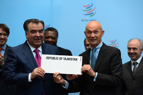 L'OMC approuve l'adh&eacute;sion du Tadjikistan