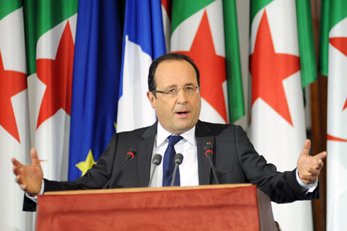 Visite du pr&eacute;sident fran&ccedil;ais en Alg&eacute;rie