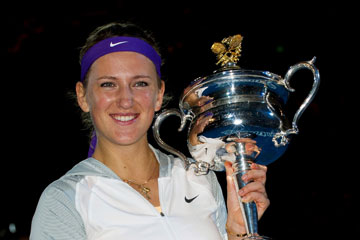 Tennis: La Bi&eacute;lorusse Victoria Azarenka remporte l'Open d'Australie