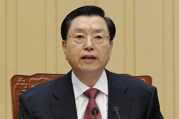 Chine : Zhang Dejiang insiste sur la primaut&eacute; du droit