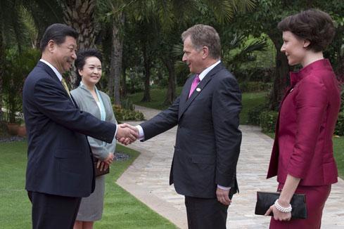 La Chine et la Finlande annoncent un partenariat tourn&eacute; vers l'avenir