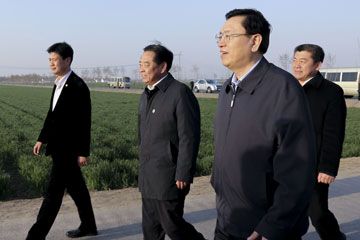 Zhang Dejiang insiste sur la promotion de l'Etat de droit
