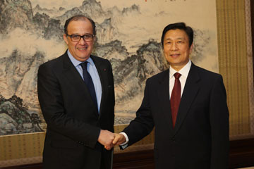 Le vice-pr&eacute;sident chinois rencontre l'envoy&eacute; sp&eacute;cial du roi du Maroc