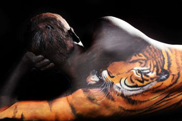 Photos: peintures sur corps magnifiques