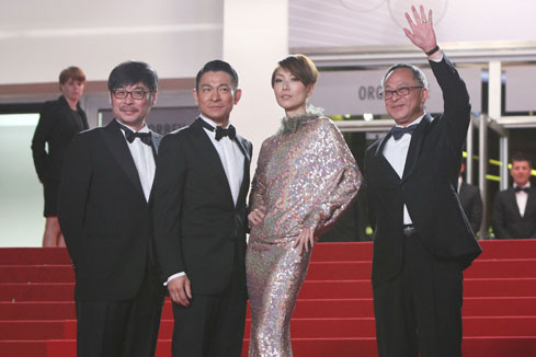 Cannes 2013: les stars posent pour la premi&egrave;re du film &laquo; D&eacute;tective aveugle &raquo;