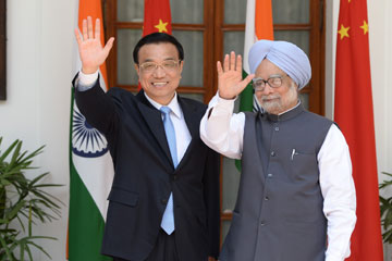 Le PM chinois appelle &agrave; des progr&egrave;s substantiels dans la coop&eacute;ration sino-indienne
