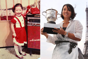 Photos d'enfance des stars sportives chinoises