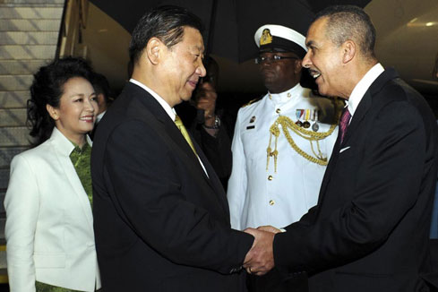 Le pr&eacute;sident chinois d&eacute;clare que sa visite &agrave; Trinit&eacute;-et-Tobago donnera de la vitalit&eacute; aux relations bilat&eacute;rales