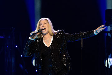 Photos: concert de Barbara Streisand &agrave; Amsterdam