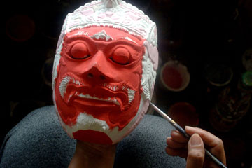 Indon&eacute;sie : le masque de Malang