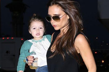 Photos : Victoria Beckham et la craquante Harper