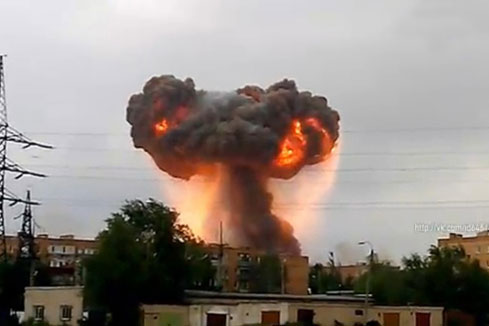 Explosion de munitions en Russie: 6.000 r&eacute;sidents &eacute;vacu&eacute;s