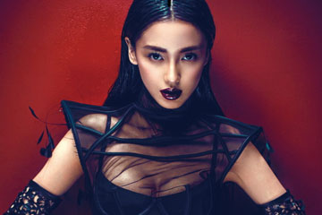 Angelababy pose pour un magazine