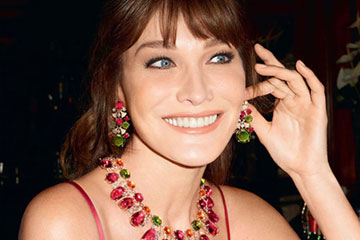 En image : Carla Bruni-Sarkozy, nouvelle &eacute;g&eacute;rie de Bulgari