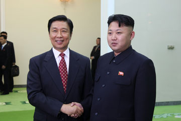 RPDC : Kim Jong Un re&ccedil;oit le vice-pr&eacute;sident chinois