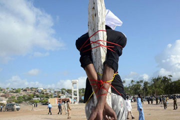 Un meurtrier ex&eacute;cut&eacute; en public en Somalie