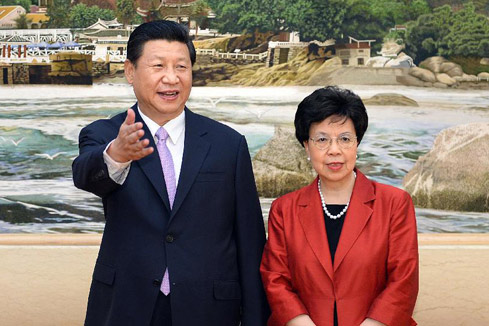 Chine : Xi Jinping rencontre la directrice g&eacute;n&eacute;rale de l'OMS