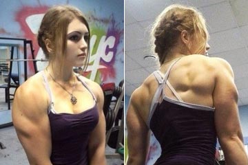 Julia Vins - une "Barbie musculaire" russe