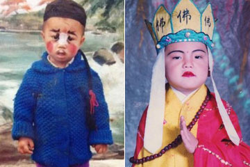 Des photos d'enfance comiques, la nouvelle lubie sur la toile