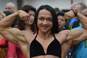Photos: un concours de bodybuilding à Kiev