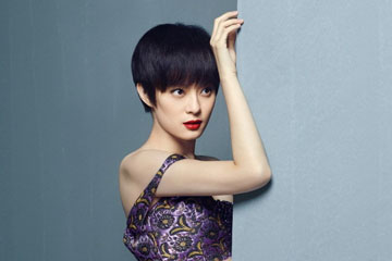 L'actrice chinoise Sun Li pose pour un magazine