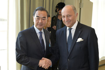 Le ministre des AE chinois et son homologue fran&ccedil;ais se sont entretenus sur la Syrie
