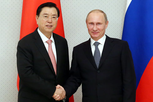 La Chine et la Russie cherchent &agrave; rapprocher leurs liens l&eacute;gislatifs