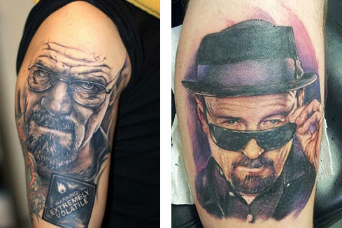 Photos - tatouages vivants corporaux de Walter White