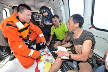 Chine : 14 p&ecirc;cheurs sauv&eacute;s, 4 morts et 58 disparus &agrave; la suite du typhon Wutip
