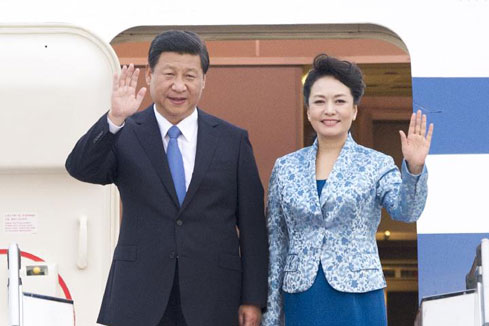 Xi arrive &agrave; Kuala Lumpur pour une visite d'Etat