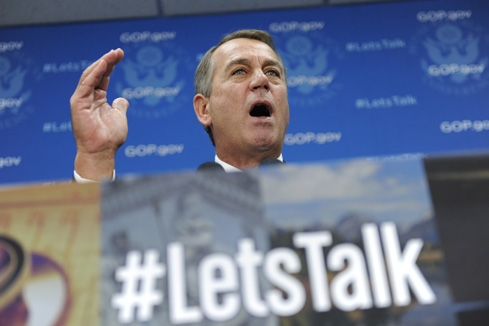 Les Etats-Unis doivent r&eacute;gler le probl&egrave;me des d&eacute;penses (John Boehner)